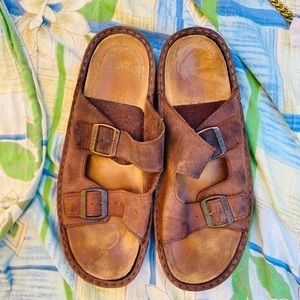 Men’s Naot Brown Sandals In Size 44